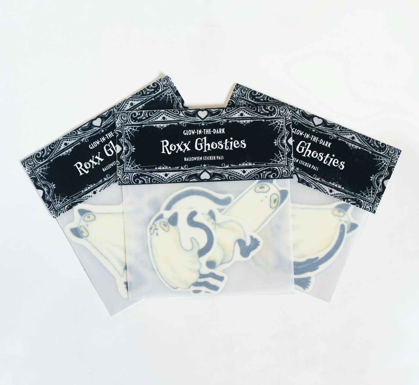 Roxx Ghosties | Sparkly Glow-in-the-Dark Stickers