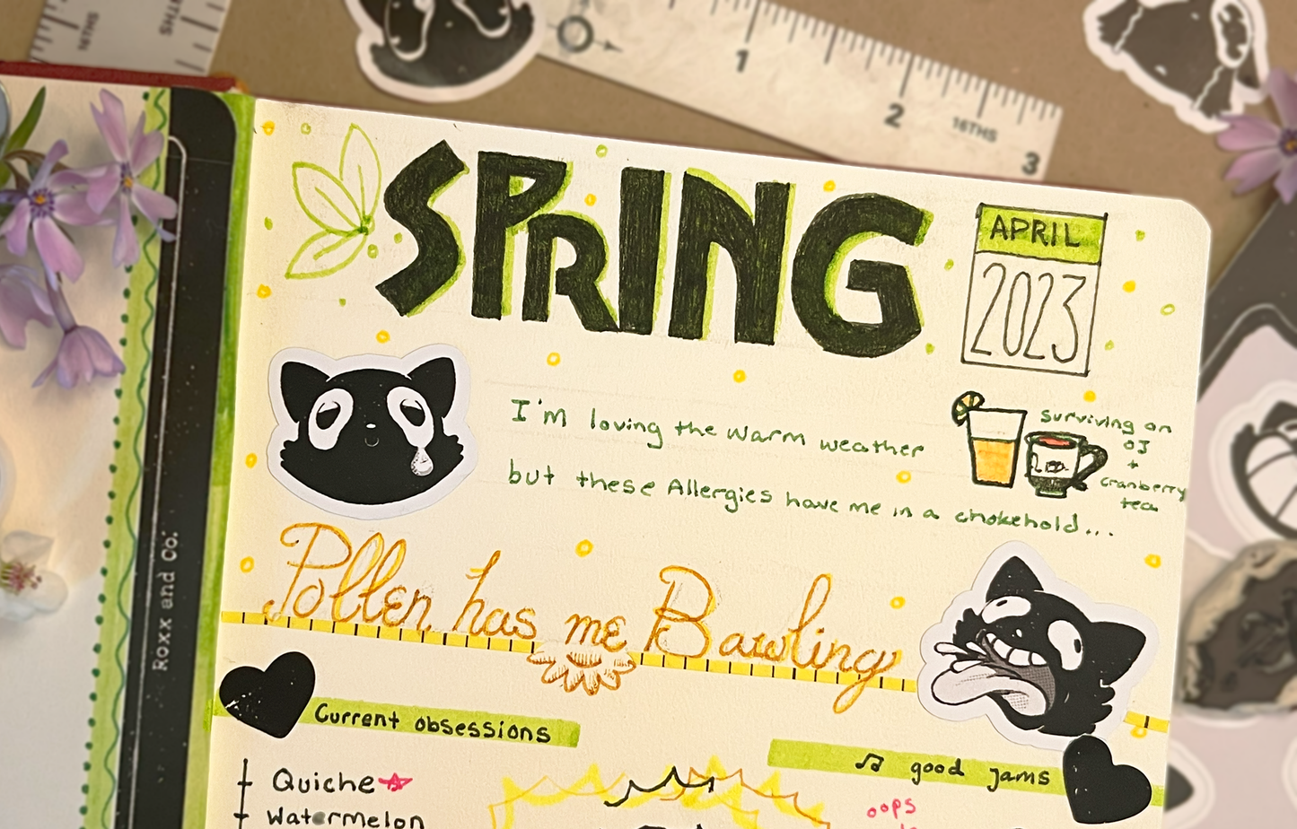 Roxx Expressions Sticker Sheet